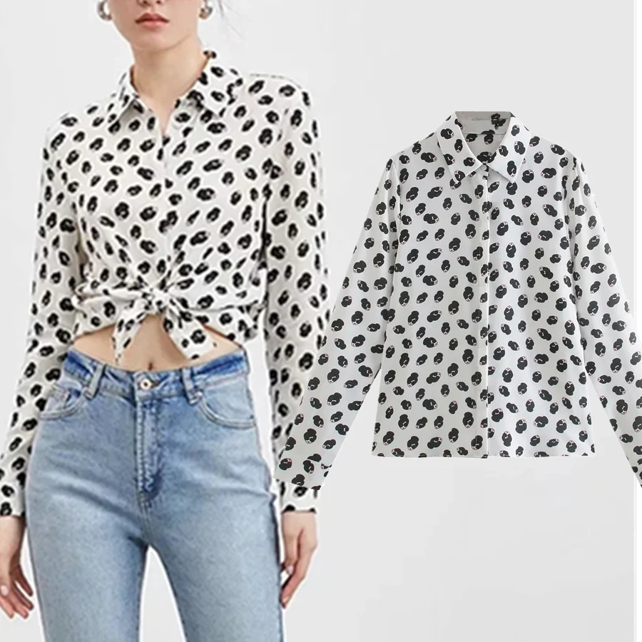 Elmsk Shirt Fashion Blouse Women England Style High Street Head Portrait Printing Blusas 2021 Casual Women Blouse And Tops
Elmsk Shirt Fashion Blouse Women England Style High Street Head Portrait Printing Blusas 2021 Casual Women Blouse And Tops