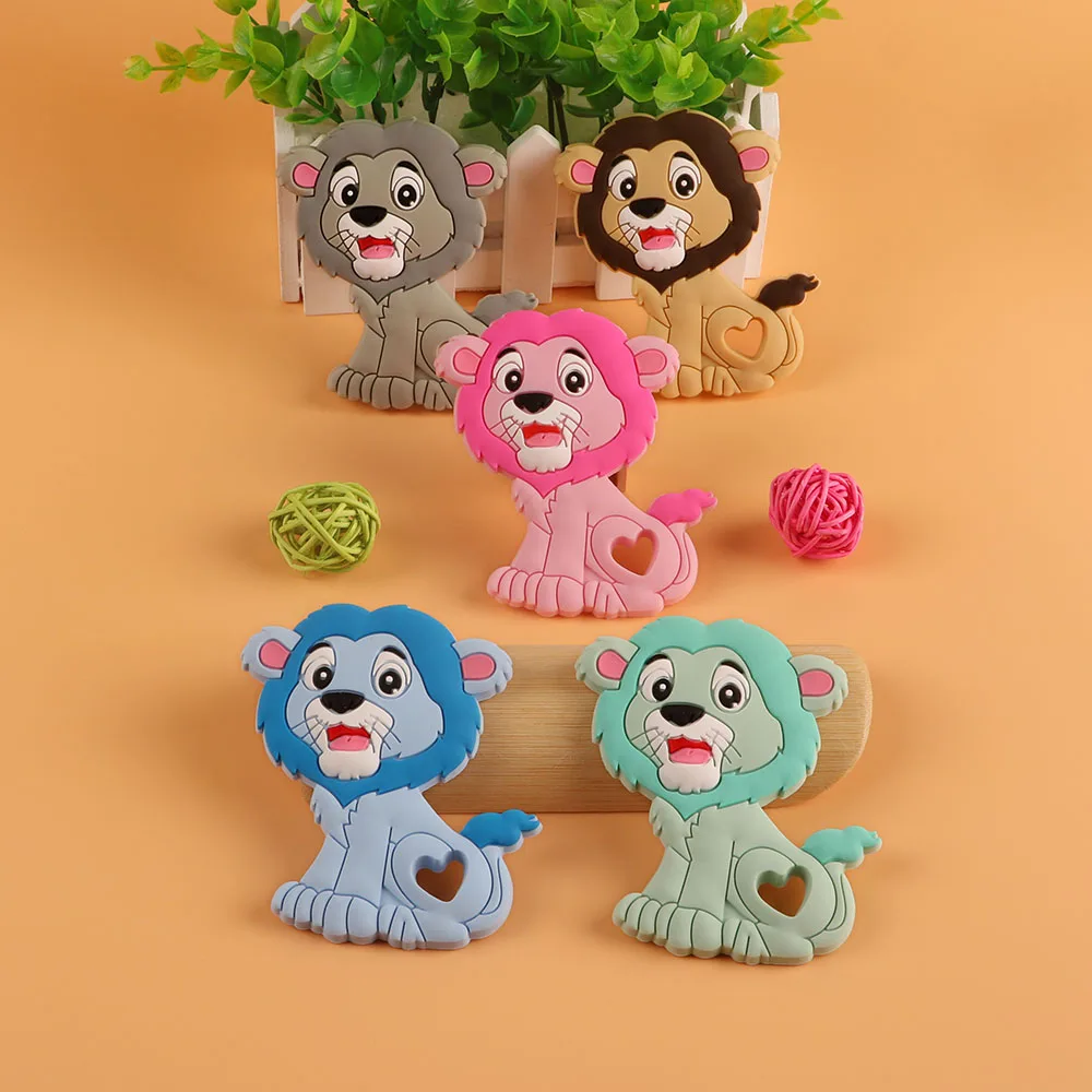 Kovict 5/10pcs Lion Baby Teether Rodent BPA Food Free Silicone Teething Nursing Pacifier Silicone Teether
Kovict 5/10pcs Lion Baby Teether Rodent BPA Food Free Silicone Teething Nursing Pacifier Silicone Teether