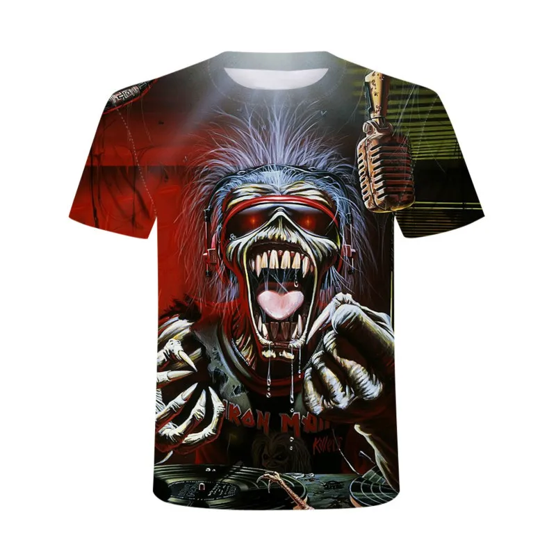New 3D Heavy Metal Skull T-shirt Punk Music Festival Rock T-shirt Men's Casual T-shirt O-Neck Hip Hop Short Sleeve XL
New 3D Heavy Metal Skull T-shirt Punk Music Festival Rock T-shirt Men's Casual T-shirt O-Neck Hip Hop Short Sleeve XL