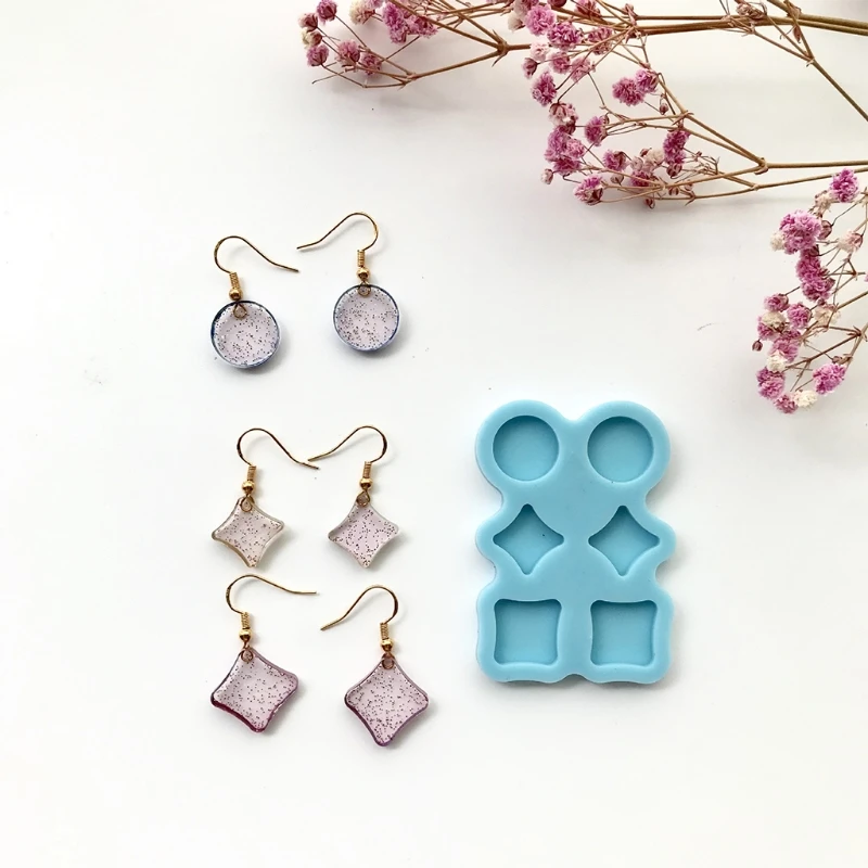 N58F Multi-combination Diamond Ear Studs Earrings Epoxy Resin Mold Jewelry Pendant Casting Silicone Mould DIY Crafts Ear Dangle
N58F Multi-combination Diamond Ear Studs Earrings Epoxy Resin Mold Jewelry Pendant Casting Silicone Mould DIY Crafts Ear Dangle