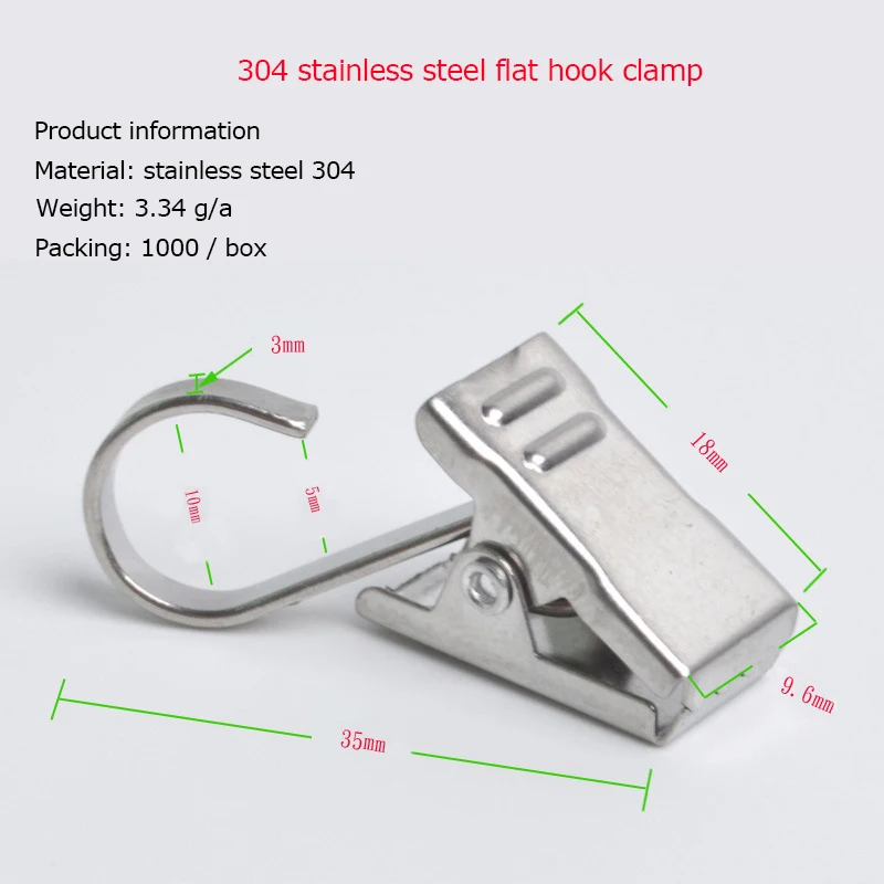 1PC Curtain Clips Hook Heavy-Duty Metal Silver Socks Hangers Photo Clips Curtain Hook Clips for Bathroom Outdoors
1PC Curtain Clips Hook Heavy-Duty Metal Silver Socks Hangers Photo Clips Curtain Hook Clips for Bathroom Outdoors