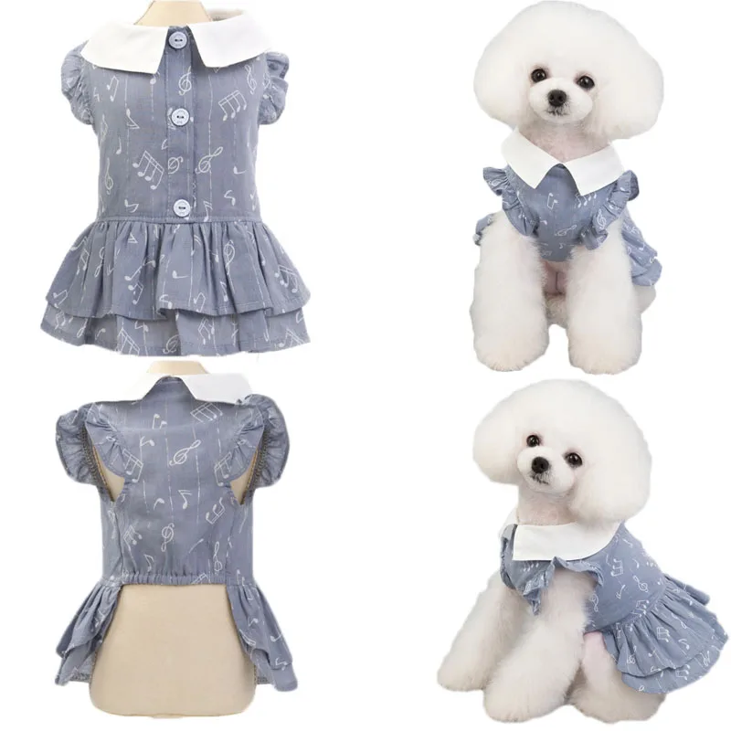 Note Puppy Girl Dog Dress Button Shirt Skirt For Small Medium Dogs Chihuahua Tshirt Dog Clothes Summer Costume Outfit XS,S,M,LXL
Note Puppy Girl Dog Dress Button Shirt Skirt For Small Medium Dogs Chihuahua Tshirt Dog Clothes Summer Costume Outfit XS,S,M,LXL