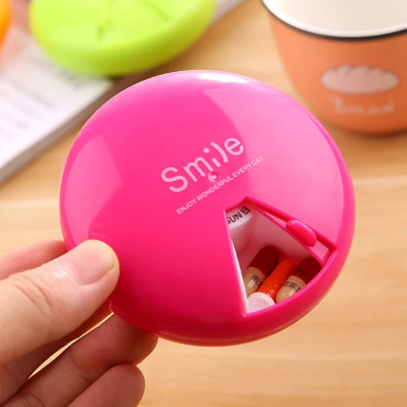 New 7 Days Pill Box Candy Weekly Medicine Case Pill Organizer Splitters Tablet Holder Storage Organizer Rotate Container
New 7 Days Pill Box Candy Weekly Medicine Case Pill Organizer Splitters Tablet Holder Storage Organizer Rotate Container