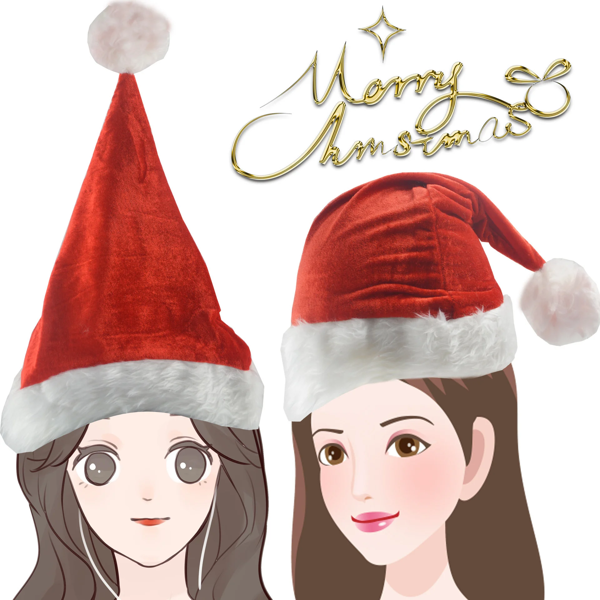 New cosplay Christmas Hat Adult decorations cartoon gift children's Christmas Plush cute hat
New cosplay Christmas Hat Adult decorations cartoon gift children's Christmas Plush cute hat