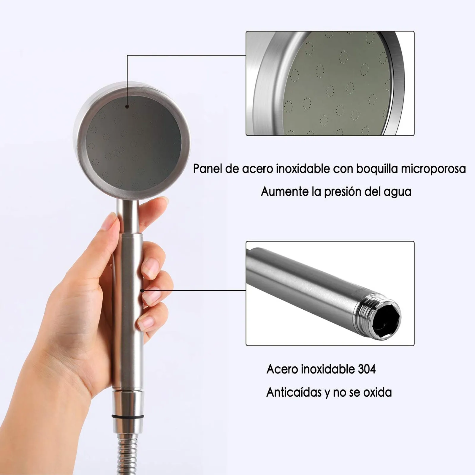 High-Pressure Shower Head With 1.5m Shower Hose And Adjustable Shower Bracket Bathroom Shower Faucets Home & Living
High-Pressure Shower Head With 1.5m Shower Hose And Adjustable Shower Bracket Bathroom Shower Faucets Home & Living