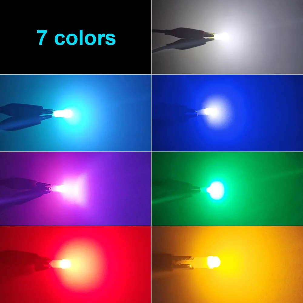 10PCS T5 COB LED Ceramic Dashboard Gauge Instrument Ceramic Car Auto Side Wedge Light Lamp Bulb Super Bright Red Green Blue 12V
10PCS T5 COB LED Ceramic Dashboard Gauge Instrument Ceramic Car Auto Side Wedge Light Lamp Bulb Super Bright Red Green Blue 12V