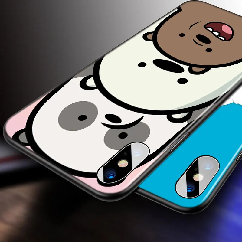 Three Cute Gbears Panda Cartoon For Apple iPhone 12 11 Pro Max mini XS Max XR X 8 7 6 6S Plus 5S SE 2020 Soft Black Phone Case
Three Cute Gbears Panda Cartoon For Apple iPhone 12 11 Pro Max mini XS Max XR X 8 7 6 6S Plus 5S SE 2020 Soft Black Phone Case