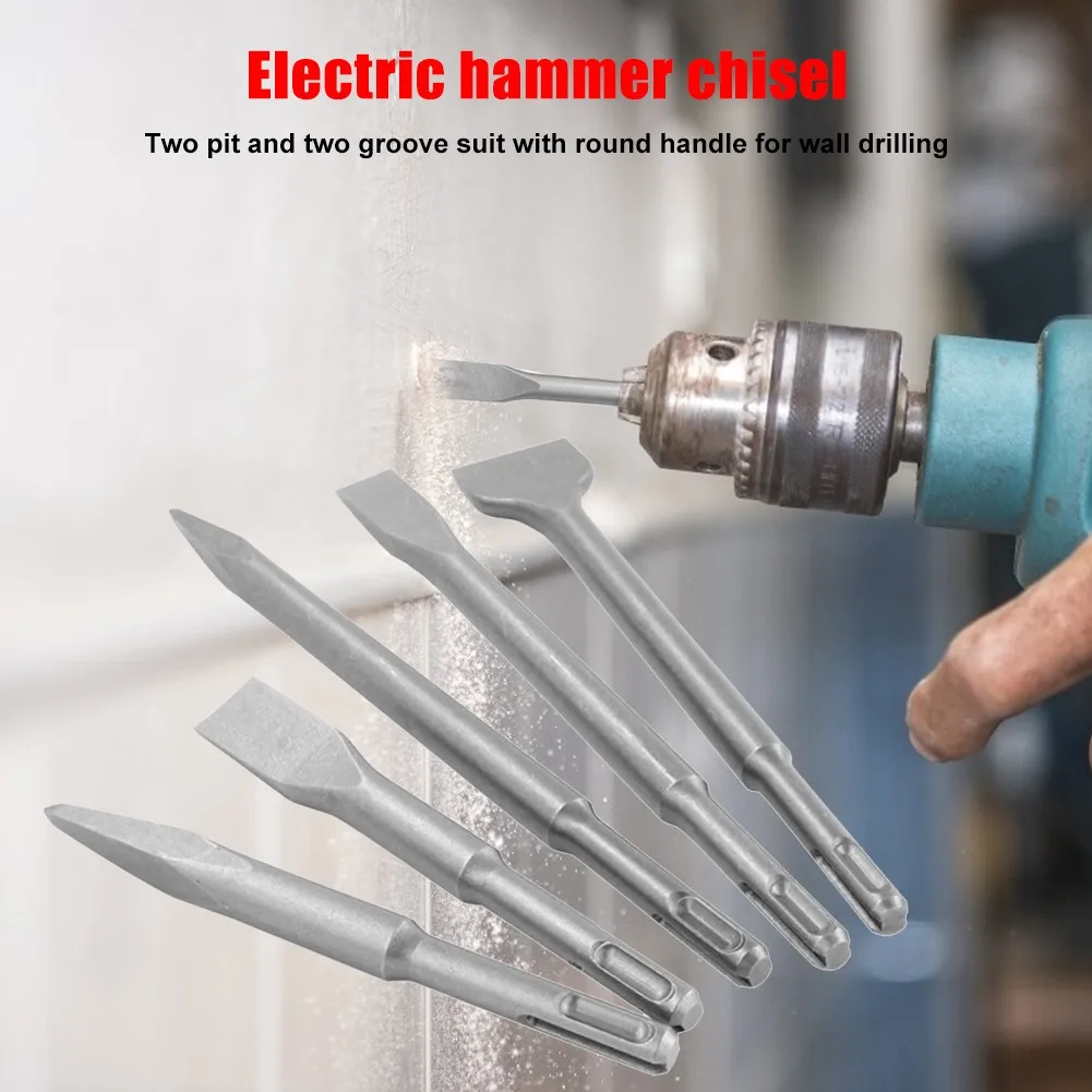 5pcs 250mm SDS PLUS Chisels Set Point Groove Gouge Flat Chisel Electric Hammer Drill Bit Break Concrete.Brick Wall.Drilling
5pcs 250mm SDS PLUS Chisels Set Point Groove Gouge Flat Chisel Electric Hammer Drill Bit Break Concrete.Brick Wall.Drilling