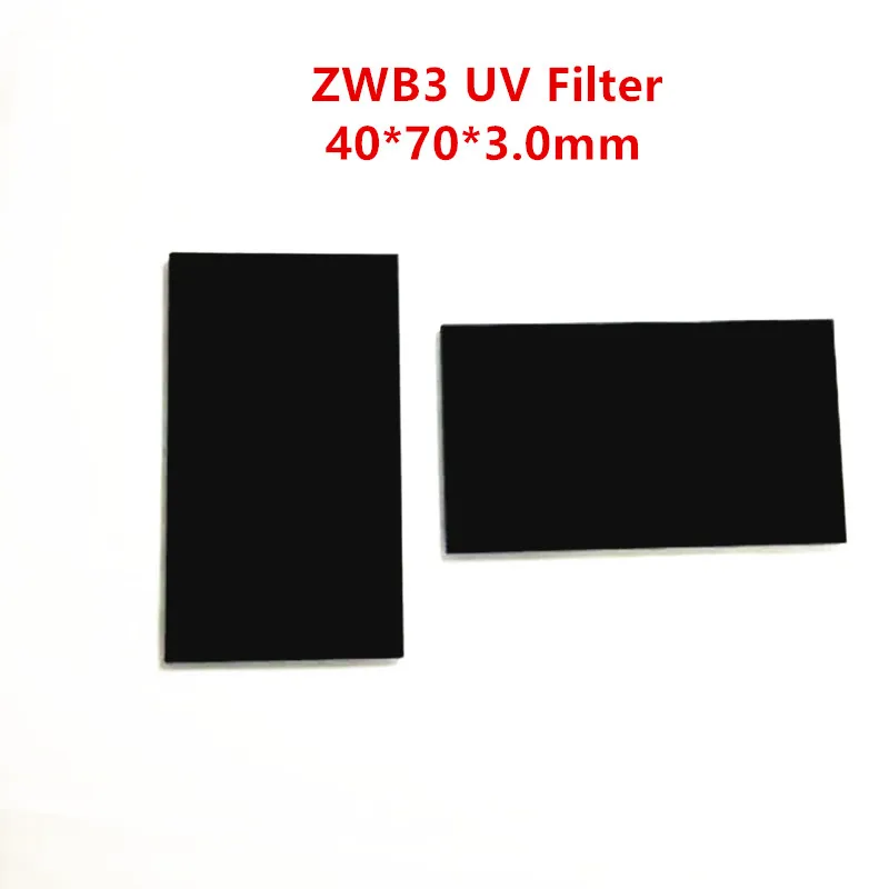 253 7 254nm ZWB3 40*70*3 0 мм UG5 U 330 Ультрафиолетовый светофильтр|Оптические фильтры| |