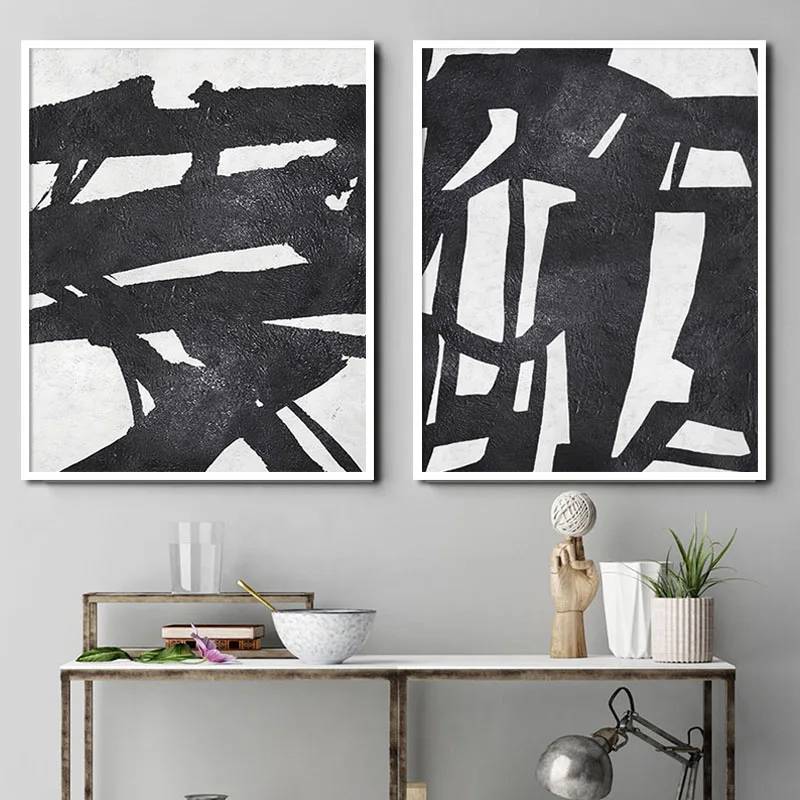 Nordic Abstract Art Poster Black and White Graffiti Canvas Painting On Wall Loft Modern Home Decoration Living Room Frameless
Nordic Abstract Art Poster Black and White Graffiti Canvas Painting On Wall Loft Modern Home Decoration Living Room Frameless