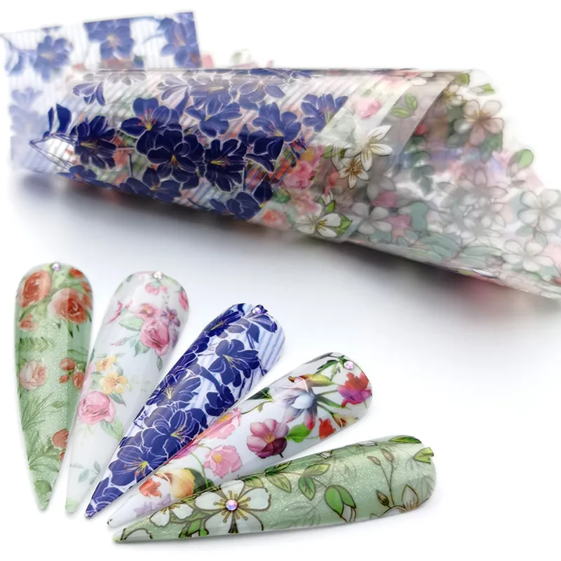 150mm Colorful Flowers Stickers On Nails Foil Transfer Starry Sky Summer Sliders For Manicure Nail Art Decals Decoration
150mm Colorful Flowers Stickers On Nails Foil Transfer Starry Sky Summer Sliders For Manicure Nail Art Decals Decoration