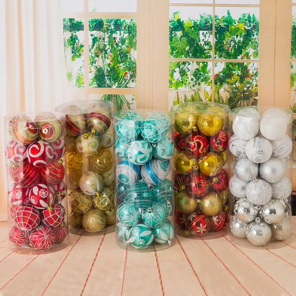 24Pcs 6cm Shatterproof Christmas Ball Ornament Xmas Tree Hanging Showcase Party Festival Decor
24Pcs 6cm Shatterproof Christmas Ball Ornament Xmas Tree Hanging Showcase Party Festival Decor