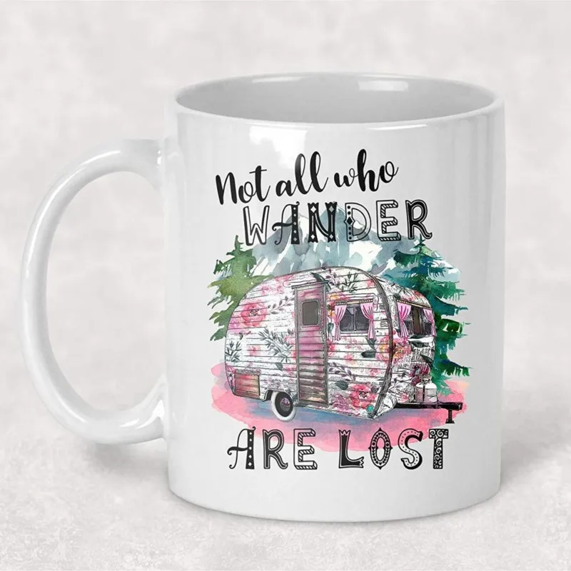 Not All Who Wander Are Lost Pink Floral Camping Vintage Camper Floral Watercolor Mug Coffee Cup
Not All Who Wander Are Lost Pink Floral Camping Vintage Camper Floral Watercolor Mug Coffee Cup