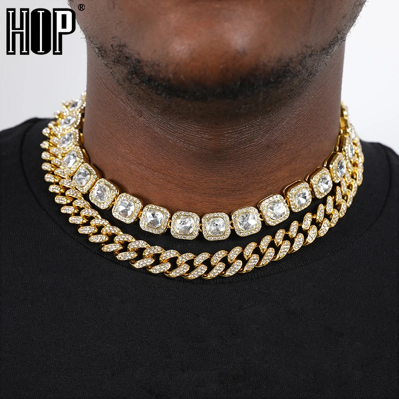 Hip Hop 13MM Cuban Chain Tennis Chain Rhinestone Miami Zircon Bling Full Iced Out Necklace For Men Women Jewelry Gift
Hip Hop 13MM Cuban Chain Tennis Chain Rhinestone Miami Zircon Bling Full Iced Out Necklace For Men Women Jewelry Gift
