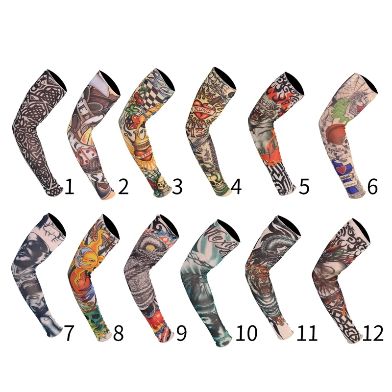 New Fashion Arm Cool Unisex Quick Dry UV Protection Outdoor Temporary Fake Running Arm Sleeve Skin Proteive Nylon Tattoo Sleeves
New Fashion Arm Cool Unisex Quick Dry UV Protection Outdoor Temporary Fake Running Arm Sleeve Skin Proteive Nylon Tattoo Sleeves