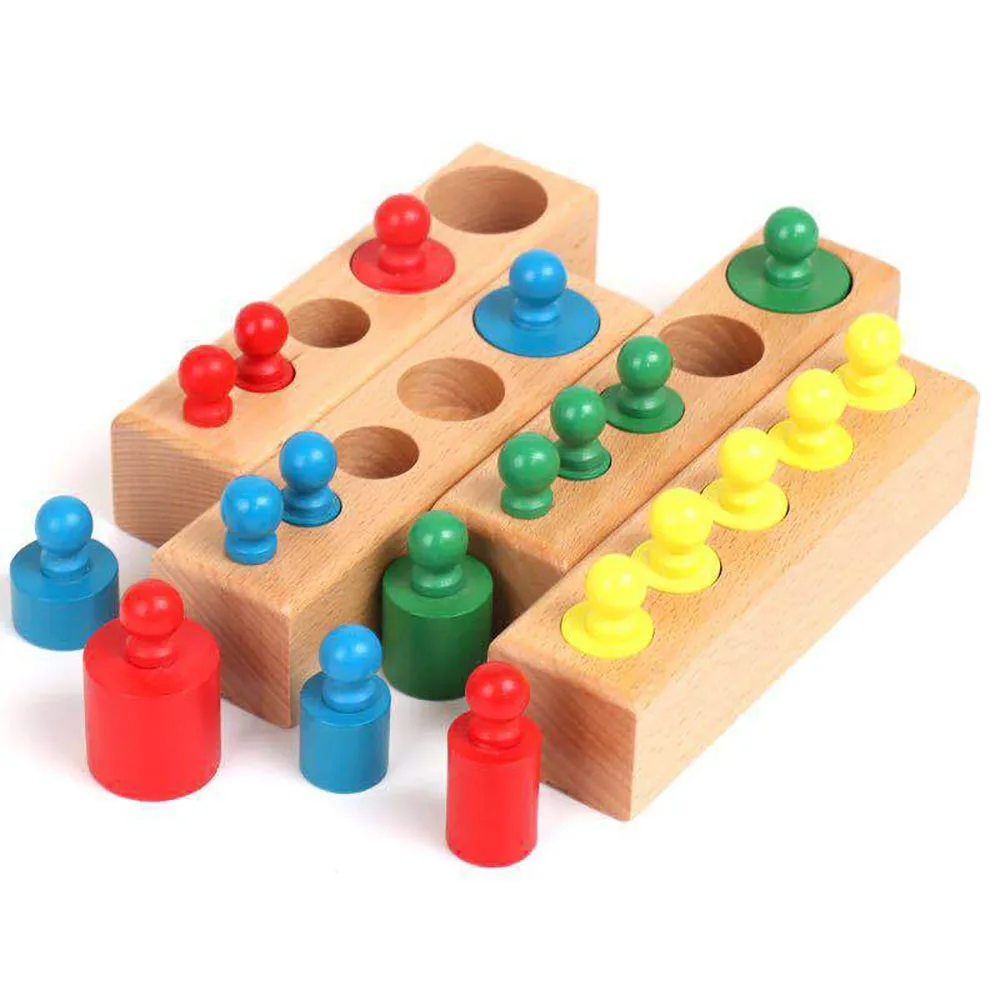 Montessori Cylinder Socket Puzzles Toy Baby Development Practice And SensesPreschool Educational Wooden Toys For Children
Montessori Cylinder Socket Puzzles Toy Baby Development Practice And SensesPreschool Educational Wooden Toys For Children