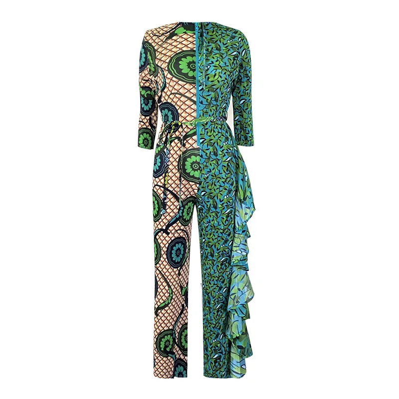 SuperAen Spring Summer 2021 Women's Fashion Streetwear High Quality Sexy O-neck Leopard Print Lace Print Women's Jumpsuit 
SuperAen Spring Summer 2021 Women's Fashion Streetwear High Quality Sexy O-neck Leopard Print Lace Print Women's Jumpsuit