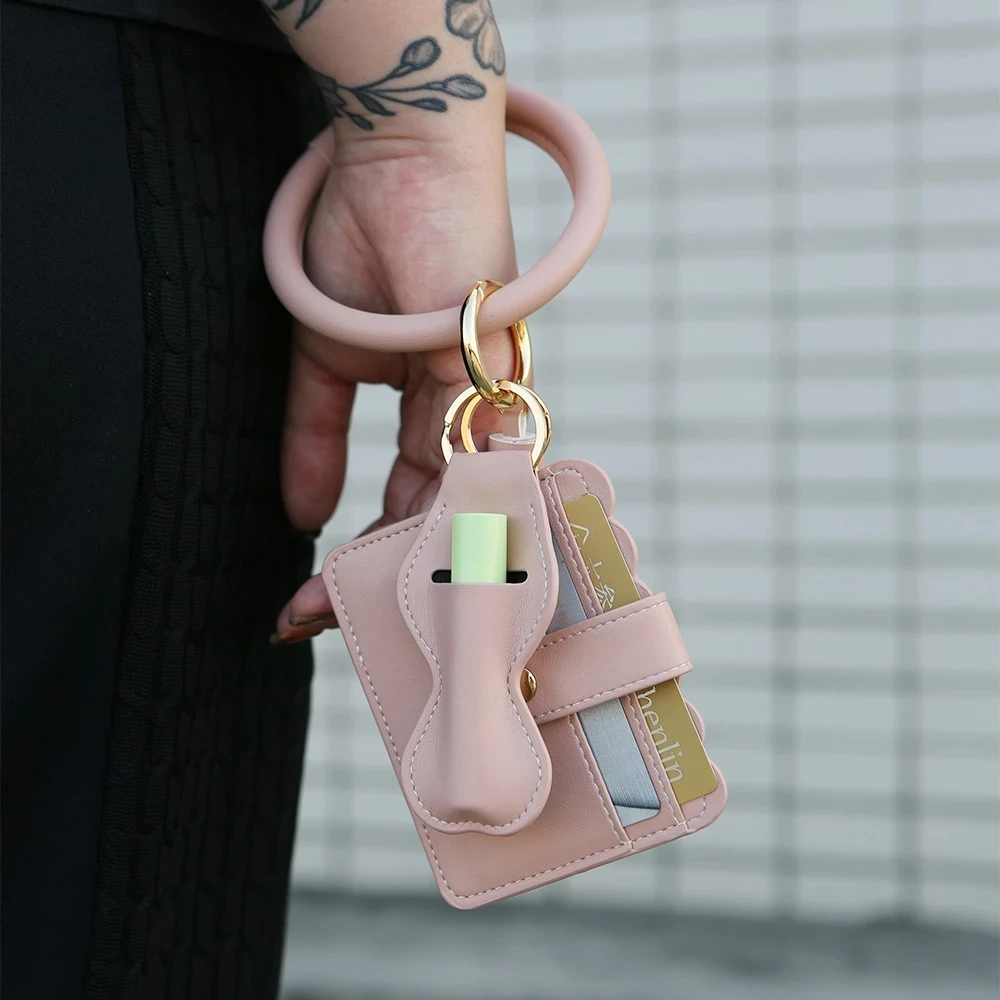 2021 New Hot Sale Leather Lipstick Bag Wristlet for Women Girls Simple Leopard PU Card Certificates Keychain Bag Ring Keychian
2021 New Hot Sale Leather Lipstick Bag Wristlet for Women Girls Simple Leopard PU Card Certificates Keychain Bag Ring Keychian