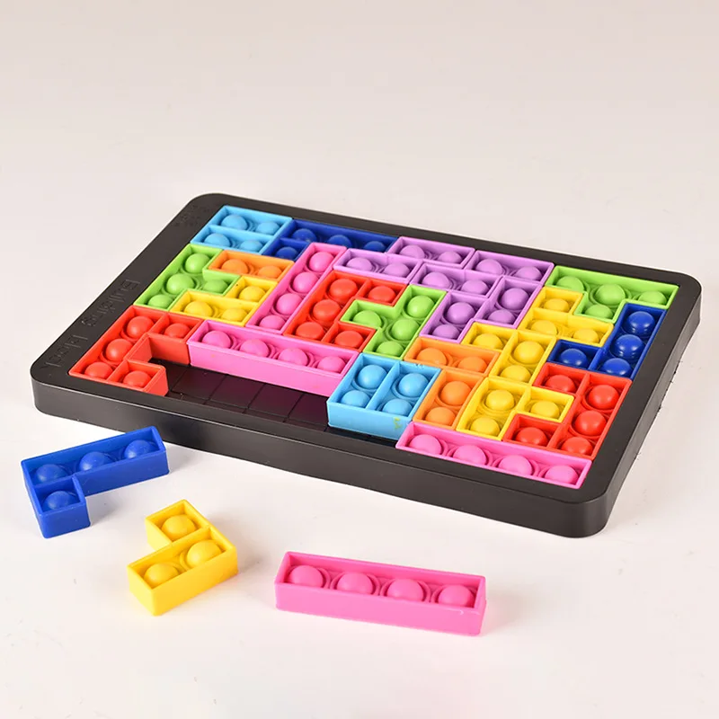Silicone Pop Fidget Rodent Pioneer Tetris Building Blocks Jigsaw Puzzles Board Games Educational Decompression Toy Gifts
Silicone Pop Fidget Rodent Pioneer Tetris Building Blocks Jigsaw Puzzles Board Games Educational Decompression Toy Gifts