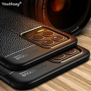 For OPPO Realme 8 Pro Case Leather Silicone Fundas Protective Shell
Soft Cover For Realme 8 Pro Cover For Realme 7 Pro Case