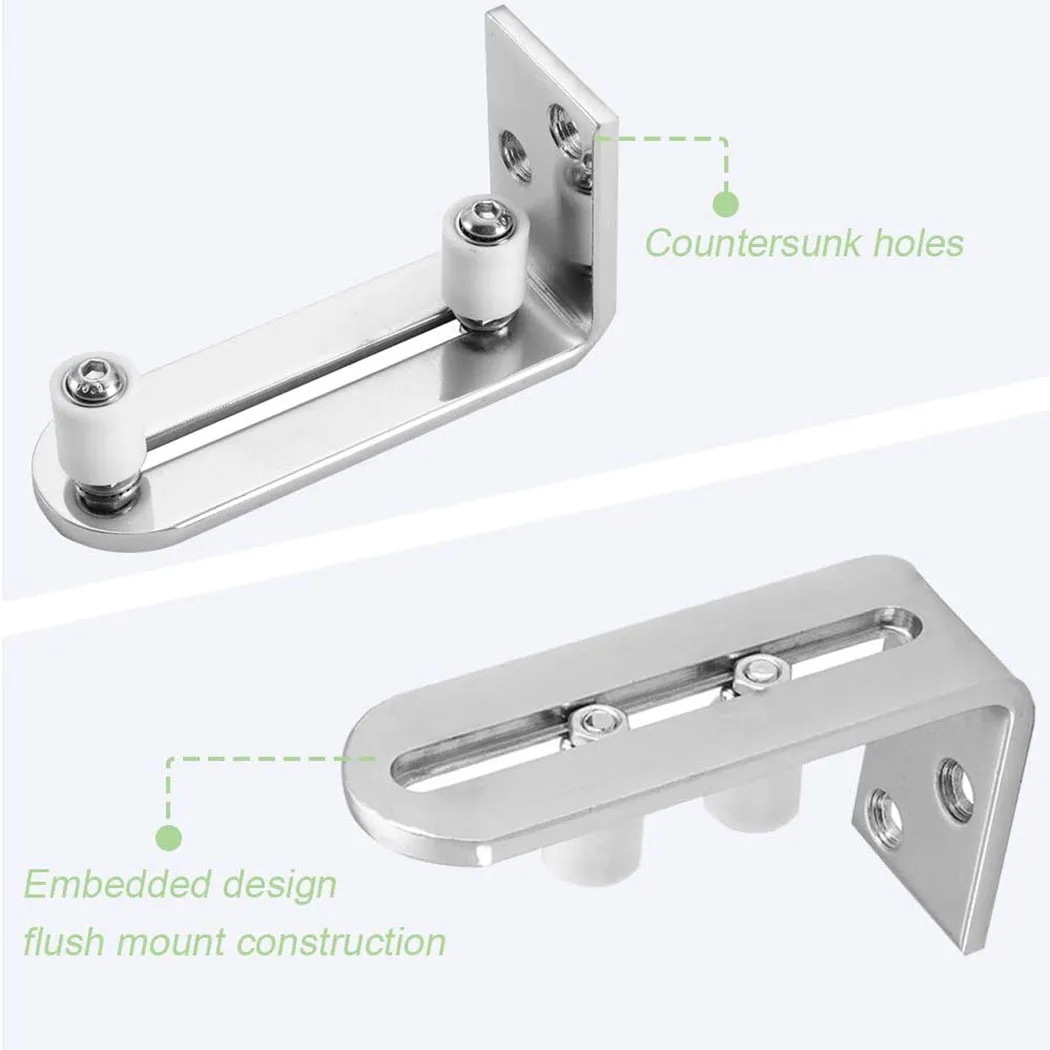 12.1*4*5.2cm Stainless Steel Barn Door Floor Guide Chrome Fully Adjustable Wall Mounted Sliding Barn Door Hardware Stop Kit
12.1*4*5.2cm Stainless Steel Barn Door Floor Guide Chrome Fully Adjustable Wall Mounted Sliding Barn Door Hardware Stop Kit