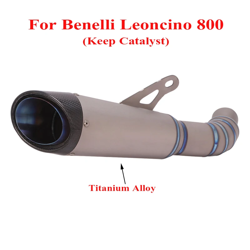 Slip on Exhaust Silencer Muffler Pipe Escape Tail Pipe for Benelli Leoncino 800 Motorcycle Exhaust System
Slip on Exhaust Silencer Muffler Pipe Escape Tail Pipe for Benelli Leoncino 800 Motorcycle Exhaust System