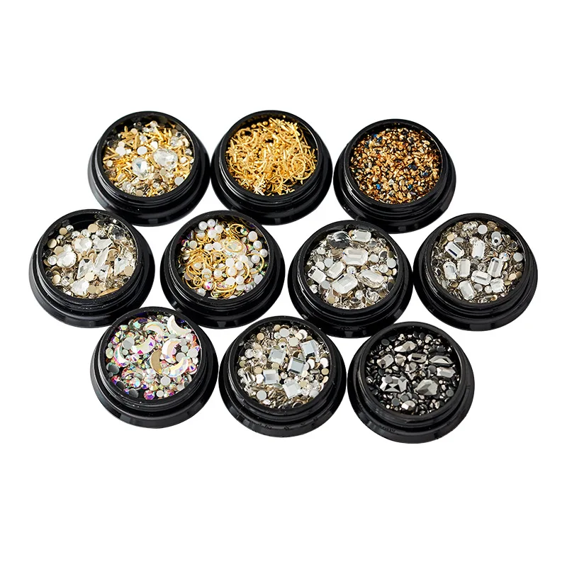 1 Box Nail Art Jewelry Rivet Flatback Rhinestone Nail Decoration Water Drop Triangle Mix Crystals Diamond Different Shapes
1 Box Nail Art Jewelry Rivet Flatback Rhinestone Nail Decoration Water Drop Triangle Mix Crystals Diamond Different Shapes