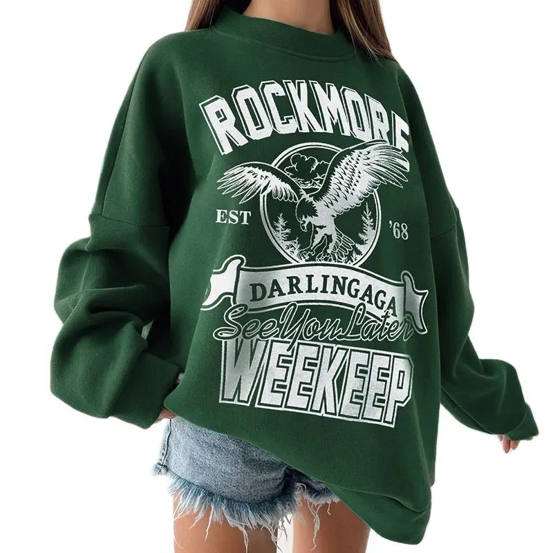Oversize Hip Hop Hoodies Sweetshirt Couple Green Beige Loose Pullovers Women Letter WEEKEEP Print Fall Winter Sweatshirt Korean
Oversize Hip Hop Hoodies Sweetshirt Couple Green Beige Loose Pullovers Women Letter WEEKEEP Print Fall Winter Sweatshirt Korean