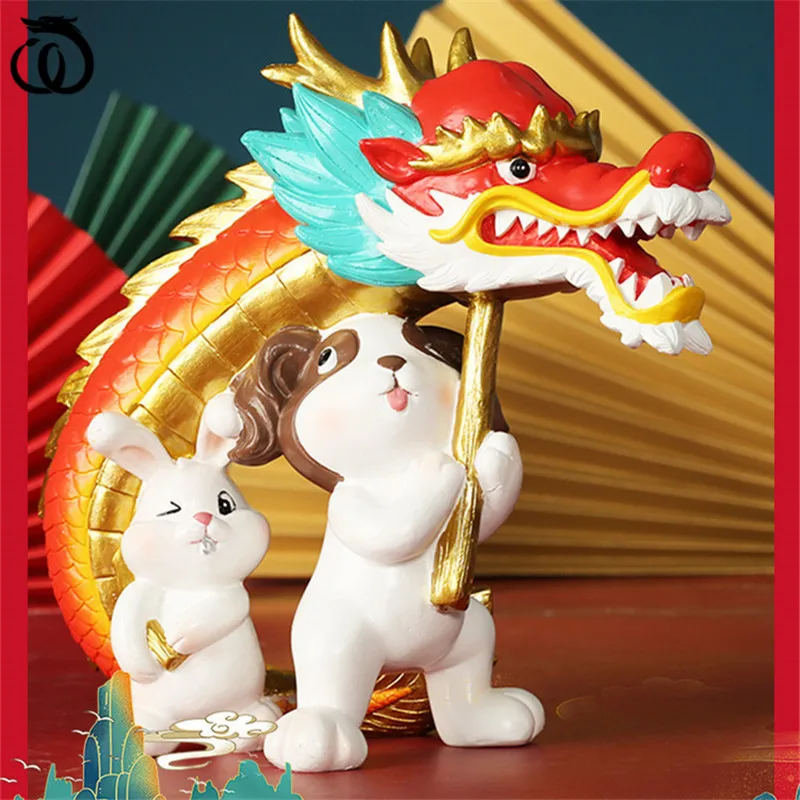 WU CHEN LONG Новая китайская Танцующая на удачу скульптура в виде льва животное панда собака кролик дракон статуя украшения для дома подарки R6599
WU CHEN LONG Новая китайская Танцующая на удачу скульптура в виде льва животное панда собака кролик дракон статуя украшения для дома подарки R6599