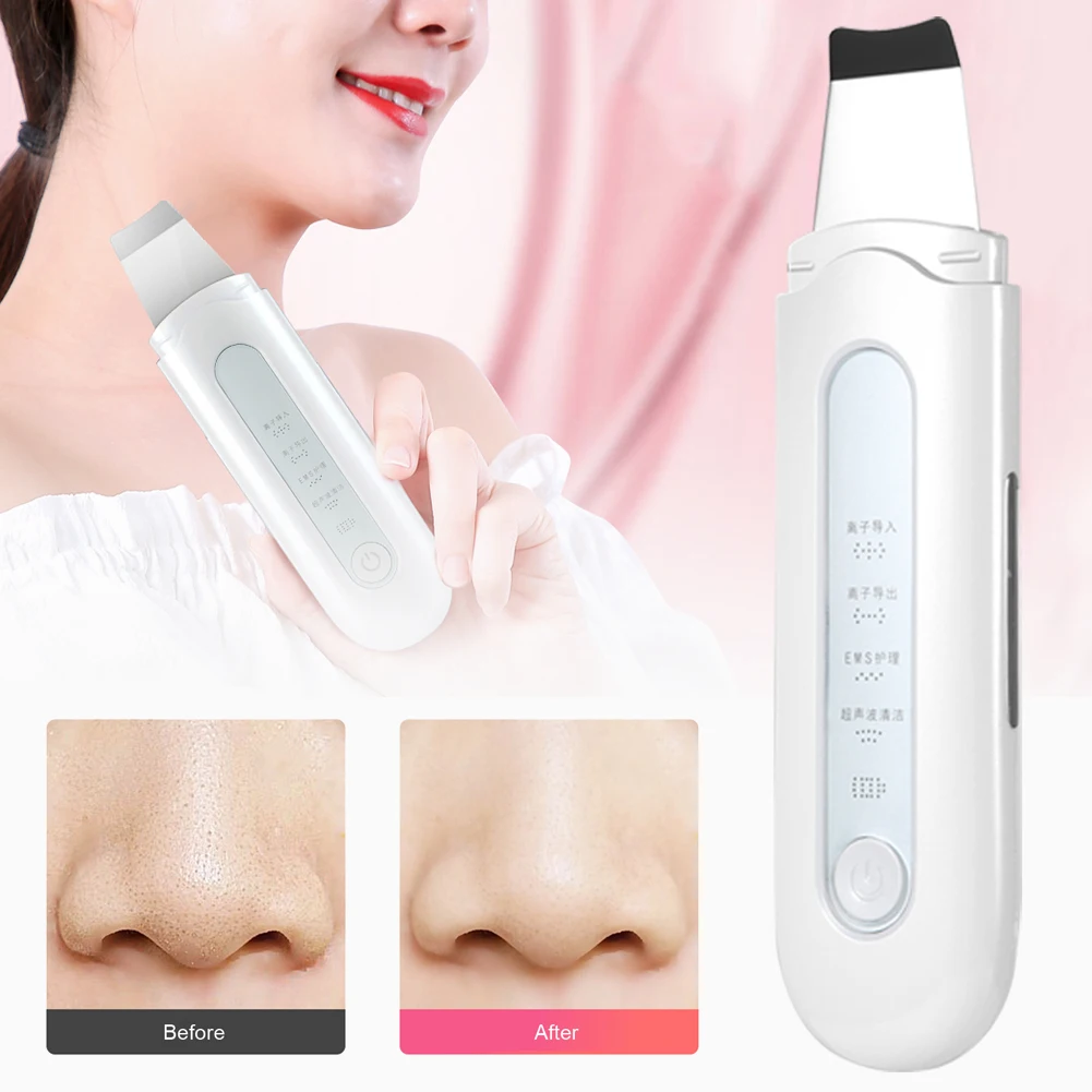 New hot sell Ultrasonic Skin Scrubber Deep Face Cleaning Machine Peeling Shovel Facial Pore Cleaner Face Skin Lift Machine Ship
New hot sell Ultrasonic Skin Scrubber Deep Face Cleaning Machine Peeling Shovel Facial Pore Cleaner Face Skin Lift Machine Ship