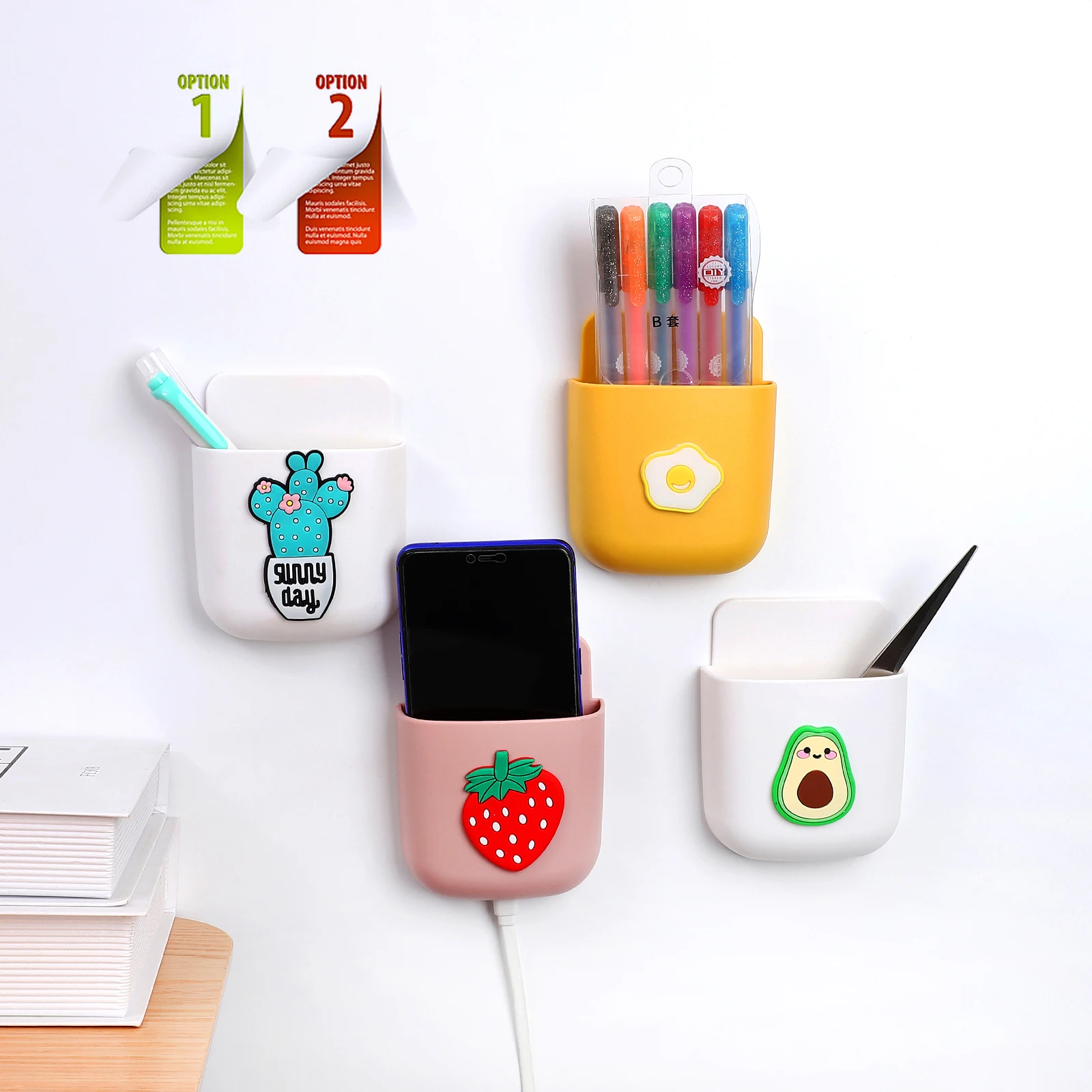 Creative decoration storage box No need to punch Stationery pen container phone charging box kawaii School supplies
Creative decoration storage box No need to punch Stationery pen container phone charging box kawaii School supplies
