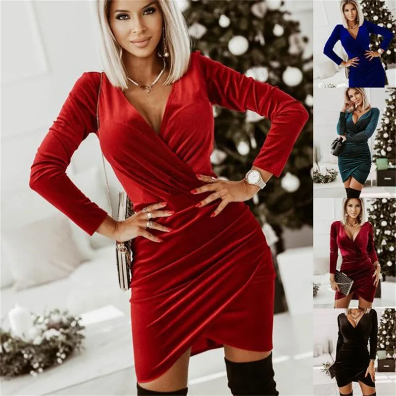 Ladies Classic Long Sleeve Gold Velvet Sexy Bodycon Fashion 2022 Popular Style V-collar Long Sleeves Wrap Buttocks Midi Dress
Ladies Classic Long Sleeve Gold Velvet Sexy Bodycon Fashion 2022 Popular Style V-collar Long Sleeves Wrap Buttocks Midi Dress