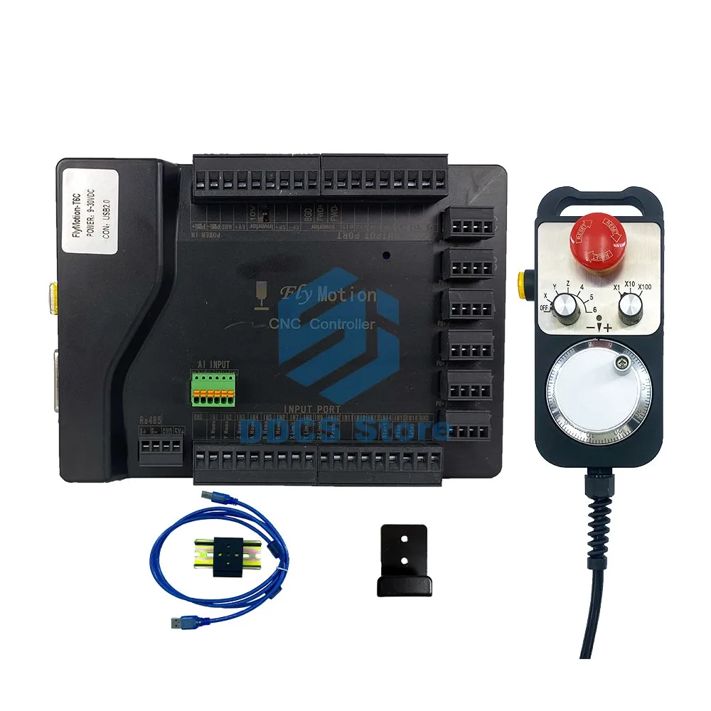 High quality mach3 USB CNC 4/6 Axis Stepper Motor controller card Smooth Motion USB Breakout board 24V +CNC 6 axis MPG handwheel
High quality mach3 USB CNC 4/6 Axis Stepper Motor controller card Smooth Motion USB Breakout board 24V +CNC 6 axis MPG handwheel