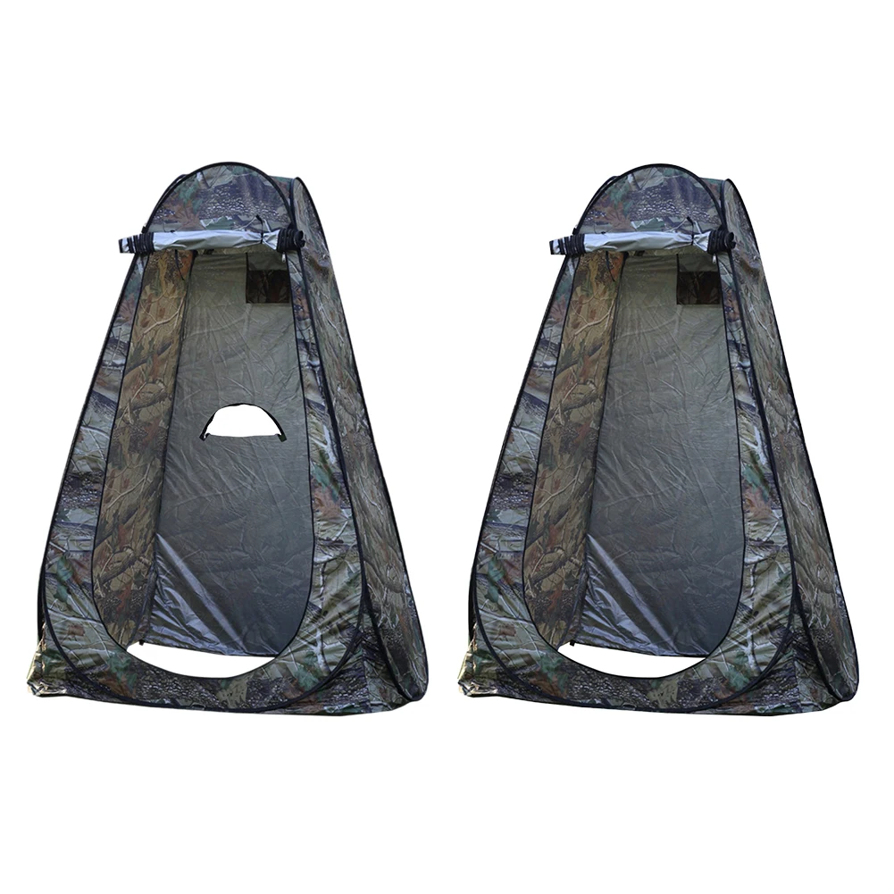 Outdoor Privacy Pop-up Beach Tent Camouflage Waterproof Awning Movable Toilet Shower Room Rain Shelter For Camping Fishing 
Outdoor Privacy Pop-up Beach Tent Camouflage Waterproof Awning Movable Toilet Shower Room Rain Shelter For Camping Fishing