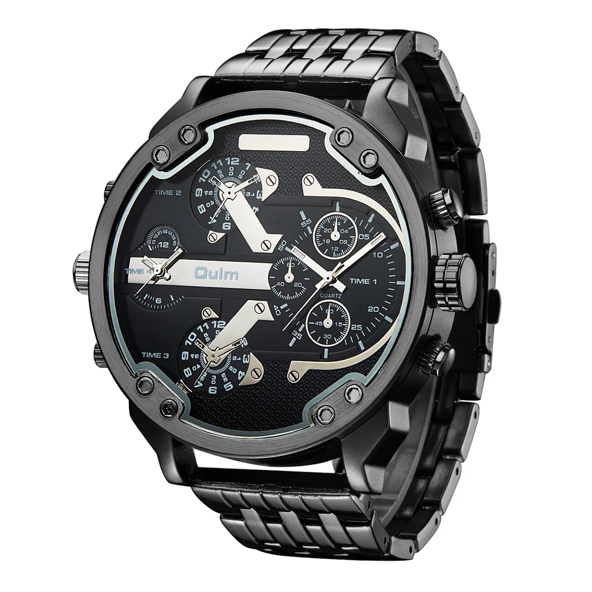 OULM3548 steel belt travel time/steel belt leisure trend watch men's quartz watch
OULM3548 steel belt travel time/steel belt leisure trend watch men's quartz watch