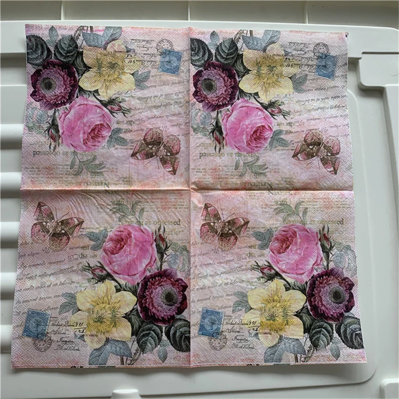 Decoupage table paper napkins elegant tissue vintage towel flower butterfly stamp birthday wedding party home beautiful decor 20
Decoupage table paper napkins elegant tissue vintage towel flower butterfly stamp birthday wedding party home beautiful decor 20