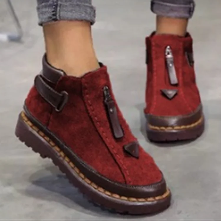 New Booties Women Shoes Fashion Hook & Loop Solid Autumn Platform Shoes Woman Ankle Boots Ladies Shoes Botas Mujer
New Booties Women Shoes Fashion Hook & Loop Solid Autumn Platform Shoes Woman Ankle Boots Ladies Shoes Botas Mujer