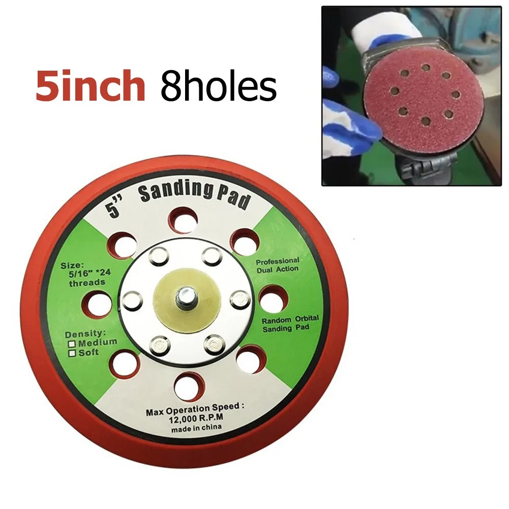 5 Inch 8 Holes Sanding Pad Hook Loop For 125mm Power Sanders Abrasive Tool Sanding Pad Red PU Polishing 8 Hole Polishing Disc
5 Inch 8 Holes Sanding Pad Hook Loop For 125mm Power Sanders Abrasive Tool Sanding Pad Red PU Polishing 8 Hole Polishing Disc