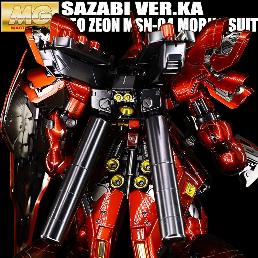 Bandai Gundam Assembly Anime Action Figures Model MG 1/100 KA Card Version Sazabi MSN-04 SAZABI Ver.Ka Assembly Model Gift
Bandai Gundam Assembly Anime Action Figures Model MG 1/100 KA Card Version Sazabi MSN-04 SAZABI Ver.Ka Assembly Model Gift