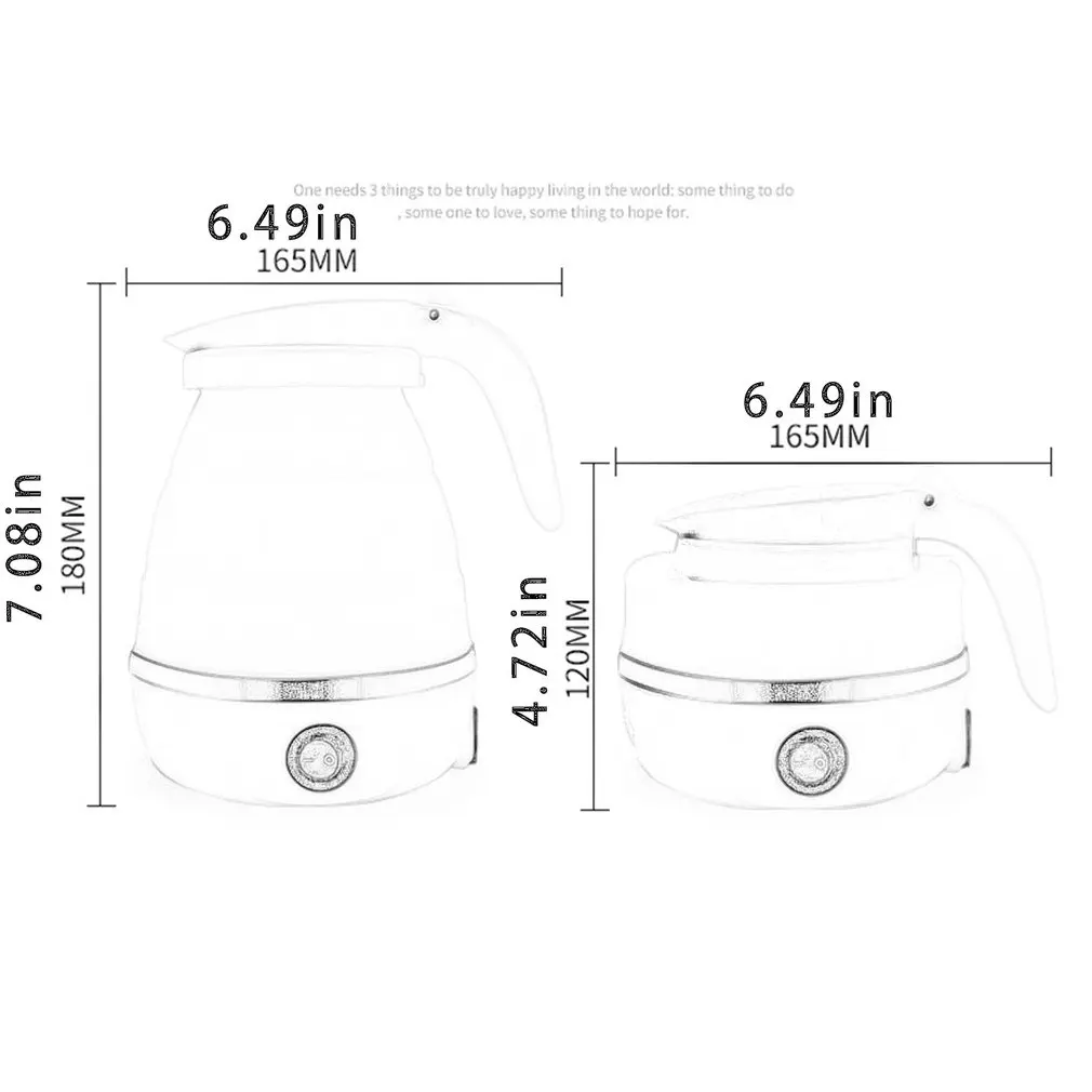 Compact Size Home Electric Kettle Durable Silicone Foldable Portable Travel Camping Water Boiler Electric Appliances
Compact Size Home Electric Kettle Durable Silicone Foldable Portable Travel Camping Water Boiler Electric Appliances