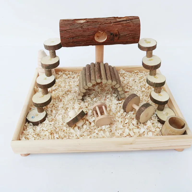 Hamster Chew Toys Wooden Playground Guinea Pigs Rats Toys Accessories Exercise Toy Pet Supplies
Hamster Chew Toys Wooden Playground Guinea Pigs Rats Toys Accessories Exercise Toy Pet Supplies