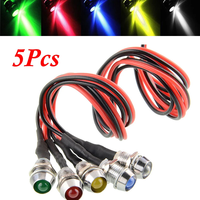 5pcs 12V Car Boat LED Indicator Light Dash Dashboard Panel Warning Lamp LED Pilot Panel Dash Signal Indicator Light
5pcs 12V Car Boat LED Indicator Light Dash Dashboard Panel Warning Lamp LED Pilot Panel Dash Signal Indicator Light