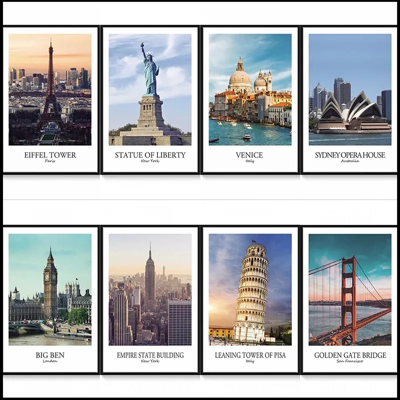 Famous Architectural Art From All Over The World Posters and Prints Canvas Paintings Wall Art Pictures for Living Room Decor
Famous Architectural Art From All Over The World Posters and Prints Canvas Paintings Wall Art Pictures for Living Room Decor