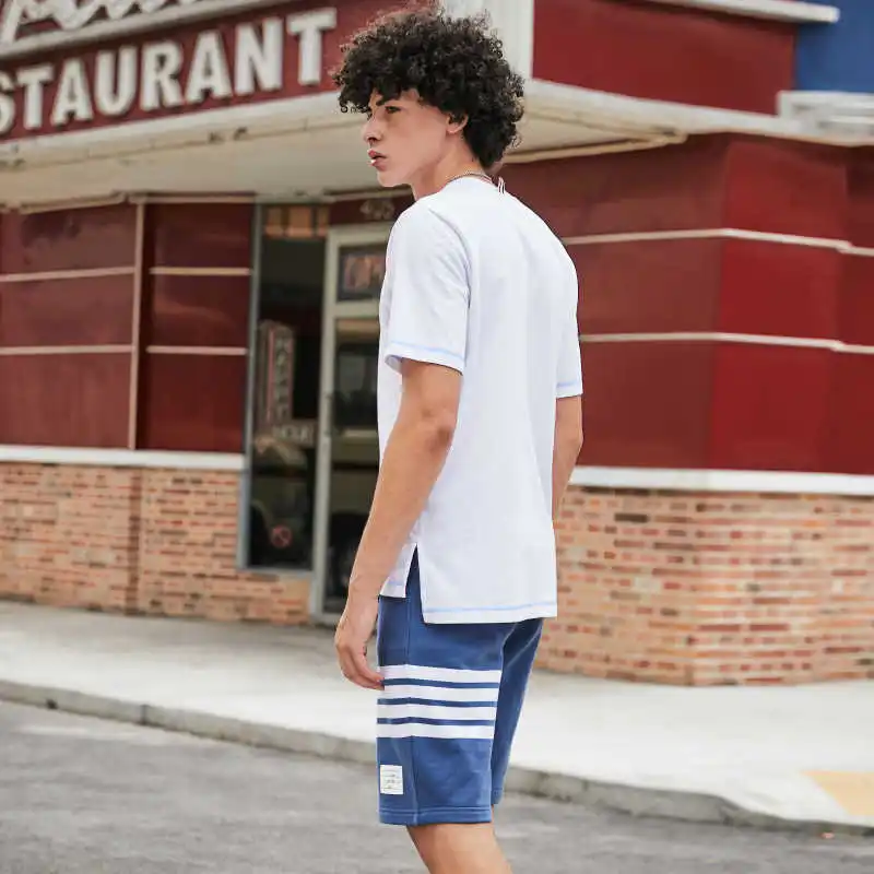 2021 Fashion TB THOM Brand T-Shirt Men Women Short Casual Clothing Solid Summer White O-neck 100% Cotton T Shirts
2021 Fashion TB THOM Brand T-Shirt Men Women Short Casual Clothing Solid Summer White O-neck 100% Cotton T Shirts