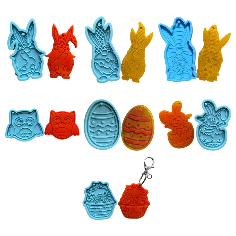 2022 New DIY Crafts Jewelry Epoxy Resin Mold Dwarf Rabbit Keychain Pendant Silicone Mould 2020 trend
2022 New DIY Crafts Jewelry Epoxy Resin Mold Dwarf Rabbit Keychain Pendant Silicone Mould 2020 trend
