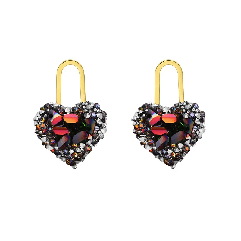 2021 New Arrival Trendy Grey Crystal Love Heart Dangle Earrings For Women Sweet Fashion Jewelry Fashion Oorbellen
2021 New Arrival Trendy Grey Crystal Love Heart Dangle Earrings For Women Sweet Fashion Jewelry Fashion Oorbellen