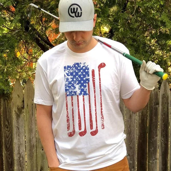 American Flag Golf t-shirt USA
American Flag Golf t-shirt USA