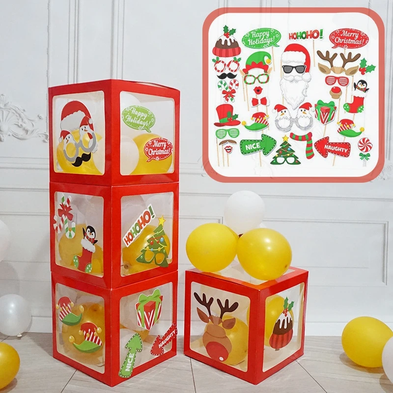 Transparent Balloon Box Christmas Decoration Balloon Box Happy New Year Boy Girl Party Gift Box Birthday Party Decoration Supply
Transparent Balloon Box Christmas Decoration Balloon Box Happy New Year Boy Girl Party Gift Box Birthday Party Decoration Supply