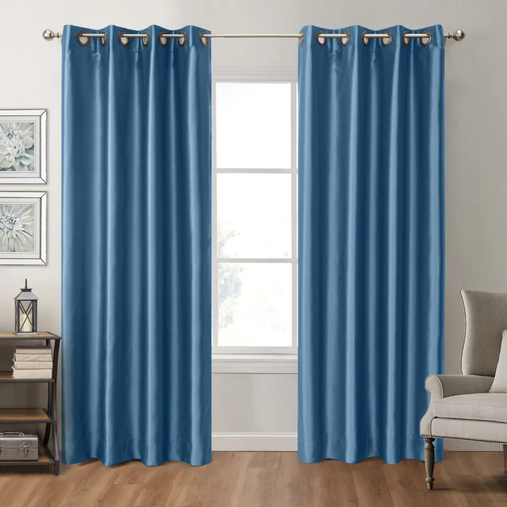 Grommet Top Drapes 2 Panel Set Room Darkening Thermal Insulated Blackout Window Treatments 
Grommet Top Drapes 2 Panel Set Room Darkening Thermal Insulated Blackout Window Treatments