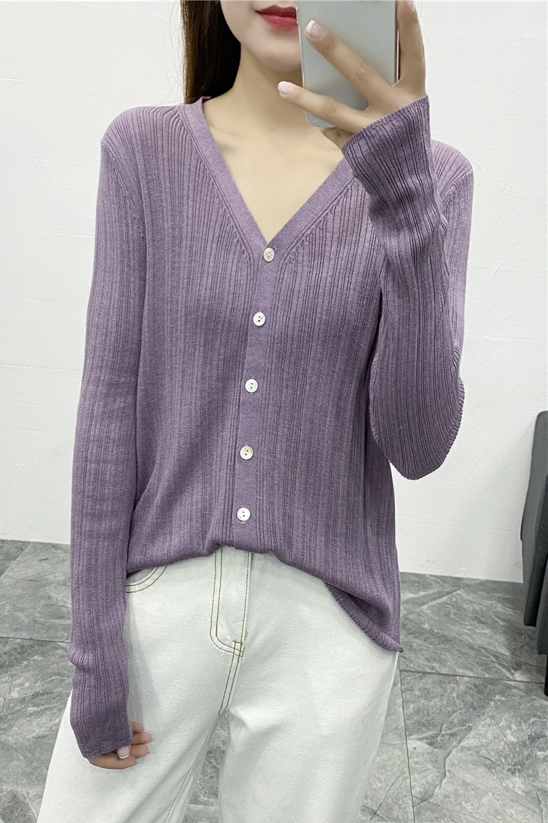 chic soft cream versatile basic wool knitted cardigan women's soft waxy small short sweater
chic soft cream versatile basic wool knitted cardigan women's soft waxy small short sweater
